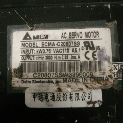 ECMA-C20807SS  臺達伺服電機0.75KW【維修】詢價