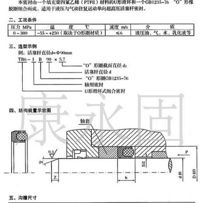 進口U形滑環組合封