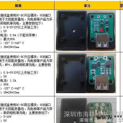 USB穩壓器，升壓器，降壓器，穩壓器，多路USB太陽能包穩壓器