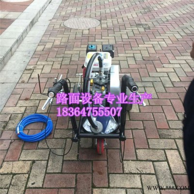 遵義交通標志線劃線機 手推式冷噴汽油劃線機劃線車油漆防暑漆