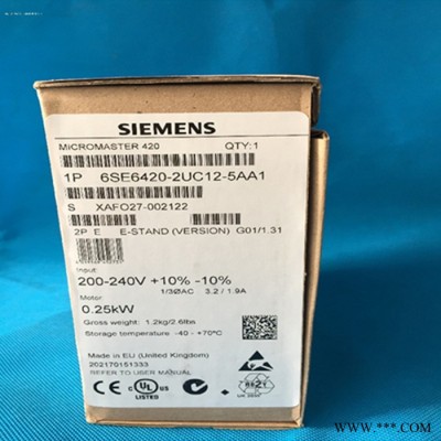 6SE6440-2AD34-5FA1 西門子MM440變頻器45KW 內置濾波器