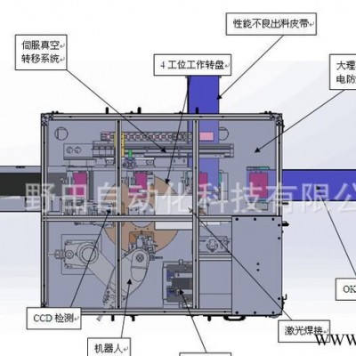 鋰電池極耳焊接分選設備 深圳手機鋰電池生產設備 電芯極耳裁切 深圳電池設備生產廠家 極耳激光焊接機 極耳焊接設備