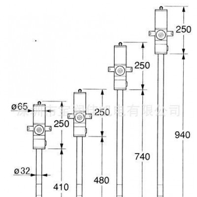 直銷柱塞式氣動黃油泵 50：1高效高壓干油脂泵 適用大小油桶