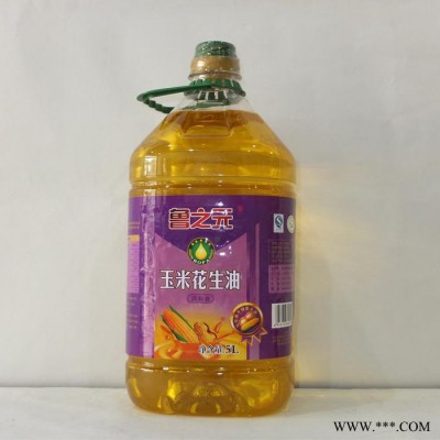 博發油脂 玉米花生油調和油5L 新鮮健康植物油