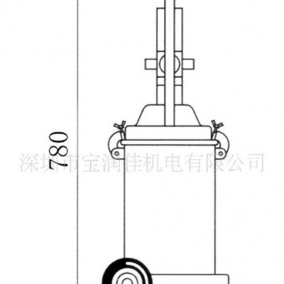 廣東高壓氣動黃油機68213型移動式干油油脂泵加注機