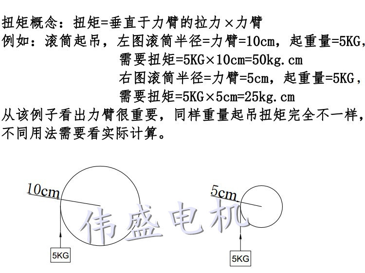 偉盛電機力矩定義