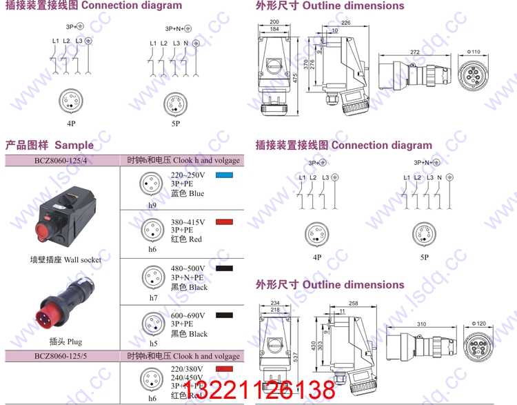 BCZ8050防爆防腐插接裝置