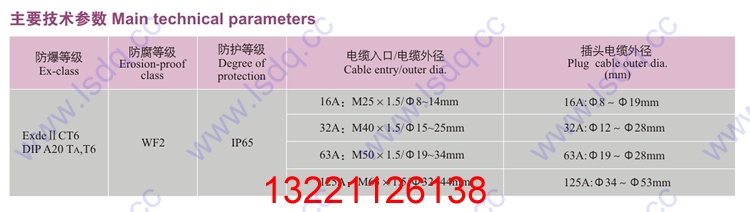 BCZ8050防爆防腐插接裝置