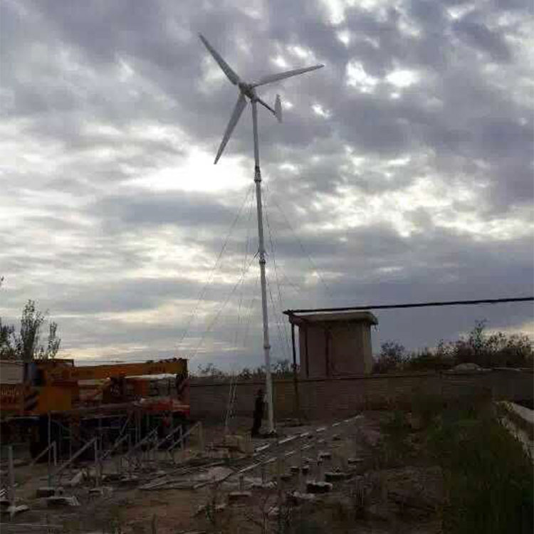 遼陽3000瓦小型風力發電機屋頂安裝風力發電機