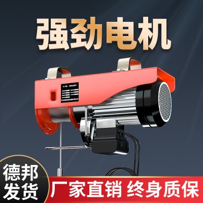 220V微型電動葫蘆家用小型吊機(jī)卷揚(yáng)提升機(jī)絞盤升降起重機(jī)強(qiáng)勁電機(jī)