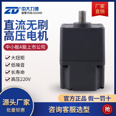 ZD中大力德直流減速電機高壓220V無刷齒輪減速機替代交流調(diào)速電機