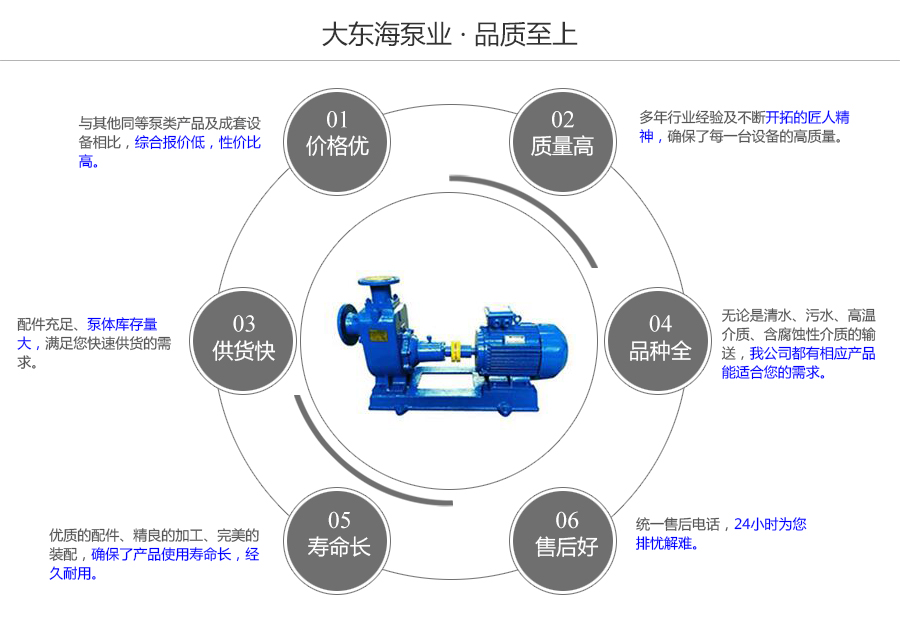 大東海泵業無堵塞自吸式排污泵質量保證圖